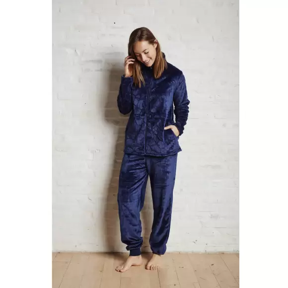 Jensen Danmark - Fleece Hjemmedragt, Giraf Blue