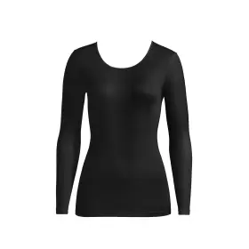 Pure Silk Bluse, Black