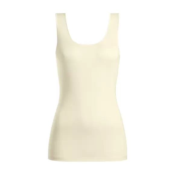 HANRO INTERNATIONAL - Pure Silk Top, Pale Cream