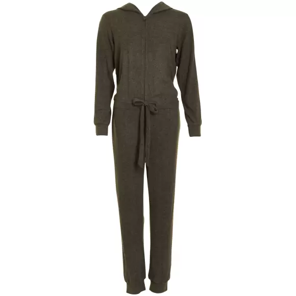 Missya - Cozy Jumpsuit, Dark Grey Melang