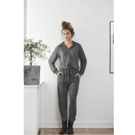 Cozy Jumpsuit, Dark Grey Melang