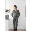 Missya - Cozy Jumpsuit, Dark Grey Melang