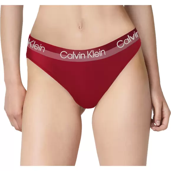 Calvin Klein - High Leg Brazilian, Rustic Red