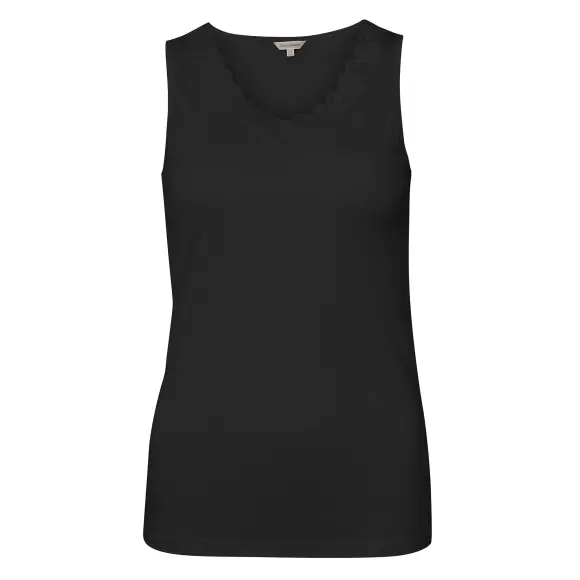 Lady Avenue - Silke Top Med Blonde, Black Lady Avenue - Silke Top Med Blonde, Black