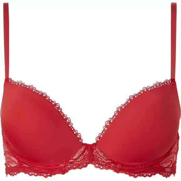 Calvin Klein - Lift Demi Padded Blonde, Rustic Red