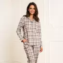 Wiki - Cotten Fannel Pyjamas, Army/Rose Checks