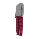 TOMMY HILFIGER - Fannel Pyjamas, Grey Ht/Ombre Plaid