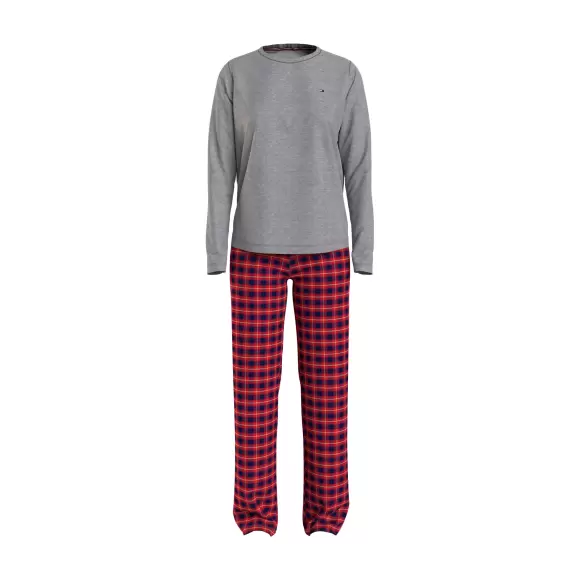 dæk kalligrafi Vred Sofie Lingeri - Nattøj - Pyjamas - TOMMY HILFIGER - Fannel Pyjamas, Grey  Ht/Ombre Plaid