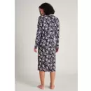 Schiesser - Natkjole Med Lange Ærmer, Dark Blue