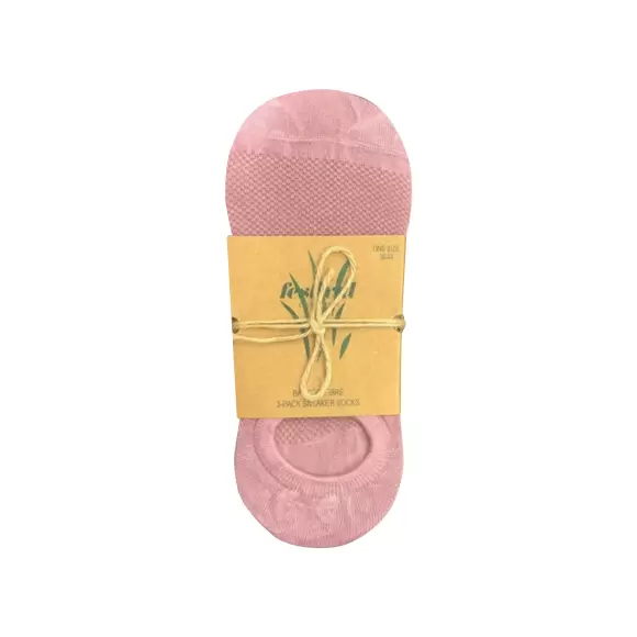 Festival - Bamboo Sneaker Sock 3-Pack, Rose/Mint/Offwhite