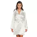 Wiki - Satin Kimono, Off- White