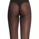 Wolford - Logo Script Tights, Black/Black