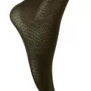 Wolford - Croco Jacquard Tights, Dark Earth Green