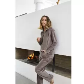 Velour Hjemmedragt, Brun