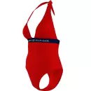 TOMMY HILFIGER - Halter One Piece, Primary Red