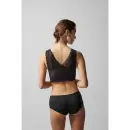 Femilet - Floral Touch Blondetop, Sort