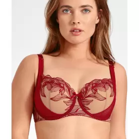 Fleur De Tatoo Balconnet, Rouge Ecrin