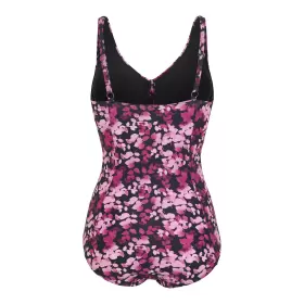 Kanters Badedragt, Black/Fuchsia/Rose