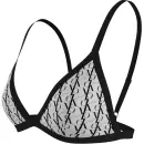 Calvin Klein - Triangle Bikini Top, Monogram White