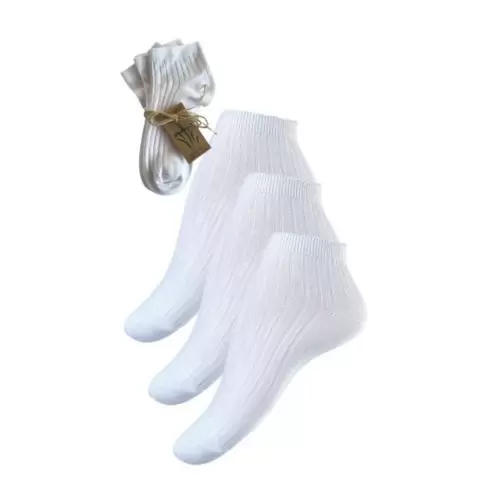 Ankel strømpe i hvid, Sofie lingeri Ankel strømpe i hvid, Sofie lingeri