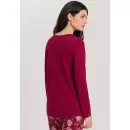 HANRO INTERNATIONAL - Sleep & Lounge Bluse, Burgundy