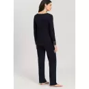 HANRO INTERNATIONAL - Pyjamas Lang Ærme, Deep Navy