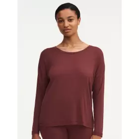 Yara Bluse, Mahogany 