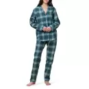 Triumph - Boyfreind Pyjamas, Green Combination