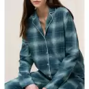 Triumph - Boyfreind Pyjamas, Green Combination