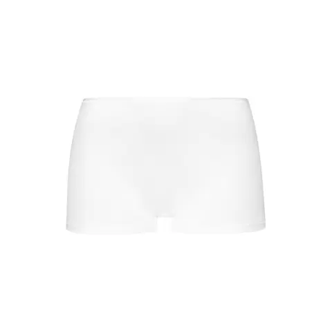 Cotton Seamless Shorts, White
