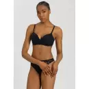 HANRO INTERNATIONAL - MOMENTS T-SHIRT BRA 0019 BLACK