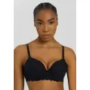 HANRO INTERNATIONAL - MOMENTS T-SHIRT BRA 0019 BLACK