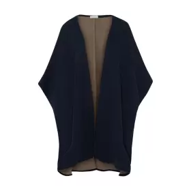 PONCHO 2804 DEEP NAVY/WALNUT
