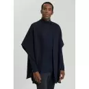 HANRO INTERNATIONAL - PONCHO 2804 DEEP NAVY/WALNUT