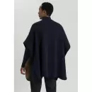 HANRO INTERNATIONAL - PONCHO 2804 DEEP NAVY/WALNUT