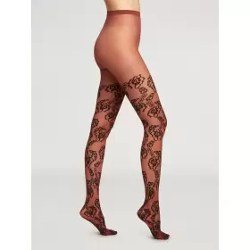 Doralee Tights, Acai/Black