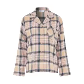 Heat Flannel Natbluse, Tartan