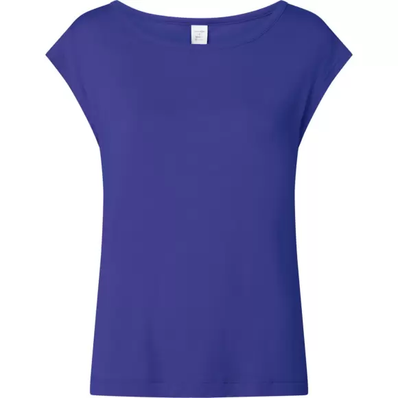 Calvin Klein - Wide Neck Bluse, Clematis