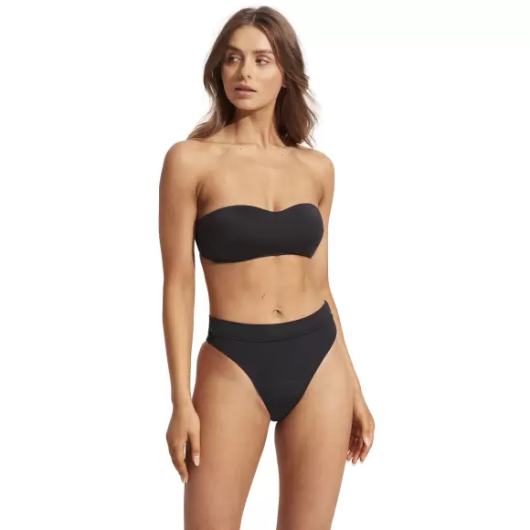Seafolly - High Rise Pant, Sort