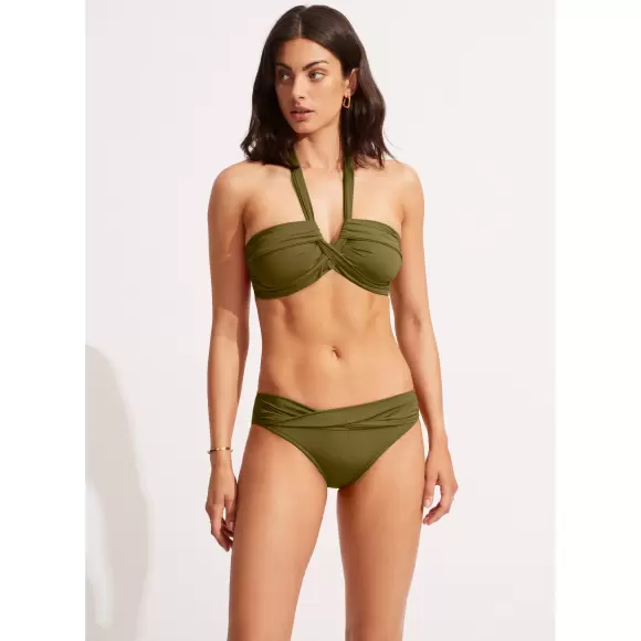 Seafolly - Twist Band Hipster, Avocado