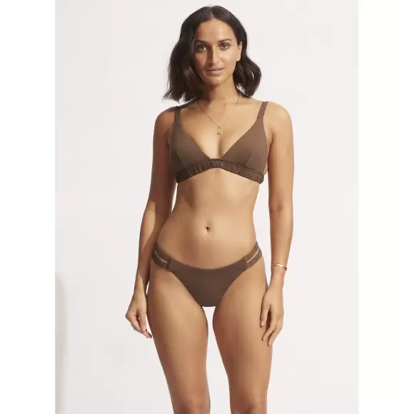 Seafolly - GATHERED FIXED TRI BRA TIRAMIS