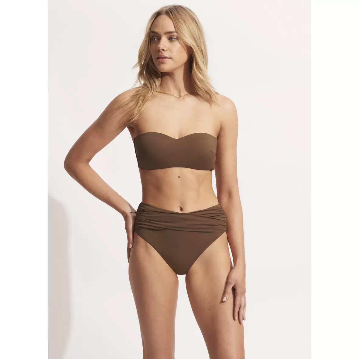 Sofie Lingeri - Bikini - - Seafolly - HIGH FRONT WRAP TIRAMISU