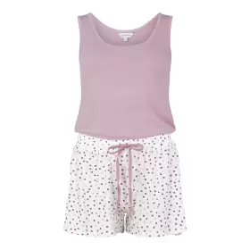 Bambus Pyjamas Med Shorts, Lavendel 