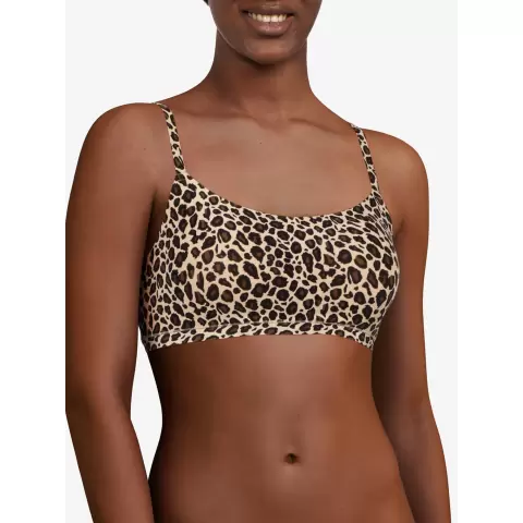 Soft Stretch Top, Leopard Print