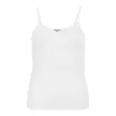 Lady Avenue - Silke Top Med Blonde, Off White Lady Avenue - Silke Top Med Blonde, Off White