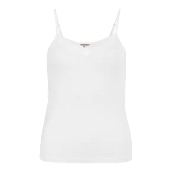 Wiki - Silke Top Med Blonde, Off White