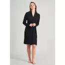 Schiesser - MODAL BATH ROBE 000 BLACK