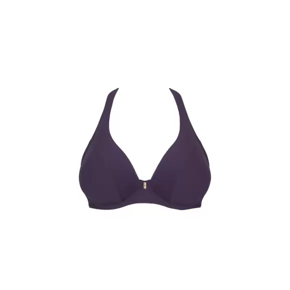 Empreinte - Iconic Bikini Halterneck, Prune 