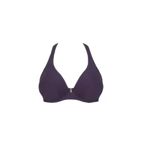 Iconic Bikini Halterneck, Prune 