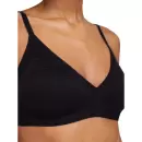 Chantelle - Soft Stretch Top Stribet, Sort 